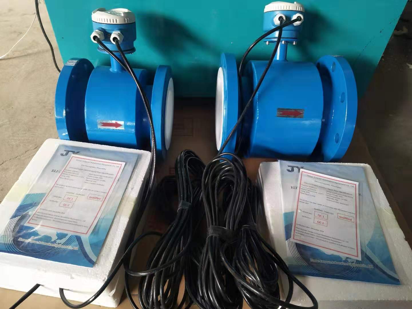 PTFE lined split electromagnetic flowmeter PTFE lined split electromagnetic flowmeter